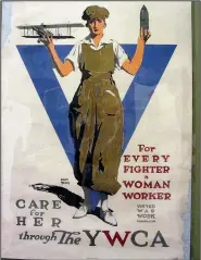  ?? Special to the Democrat-Gazette/MARCIA SCHNEDLER ?? This poster to support female workers during World War I is on display at the MacArthur Museum of Arkansas Military History.