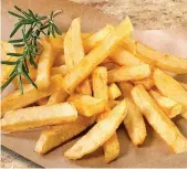  ??  ?? Benefits: Fry with a sprig of rosemary