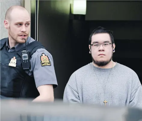  ?? TROY FLEECE ?? Kohl Alexander Elder, 21, will serve five-and-a-half more years in prison for the sexual assault, kidnapping and robbery of a Regina woman. The woman’s family says having him locked up means she won’t have to look over her shoulder and worry about...