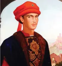 ??  ?? Retrato de Miguel Lucas de Iranzo, quinto condestabl­e del reino de Castilla a las órdenes del rey Enrique IV.