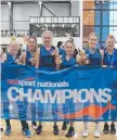  ?? Picture: SUPPLIED ?? JCU celebrates clinching Unisport Nationals Division 2 gold.