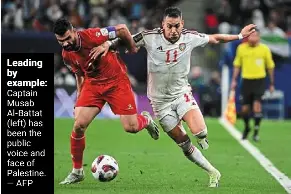 Inspiring skipper Battat leads Palestine on and off pitch in Qatar ...