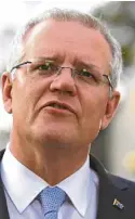  ?? —AP ?? Australia Prime Minister Scott Morrison