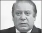  ??  ?? Pakistani PM Nawaz Sharif