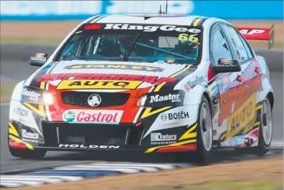  ??  ?? Russell Ingall set a blistering pace in practice for Coates Hire 300 this weekend.
Photo: MARK HORSBURGH