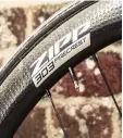  ??  ?? The production bike will roll on 303 Firecrest tubeless rims