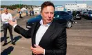  ??  ?? Elon Musk visits a constructi­on site on 3 September 2020. Photograph: Odd Andersen/AFP/Getty Images