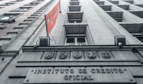  ?? PABLO MONGE ?? Sede del Instituto de Crédito Oficial, en Madrid.