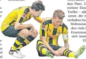  ?? FOTO: DPA ?? Marco Reus (re.) und Raphael Guerreiro.