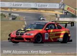  ??  ?? BMW Allcomers - Kent Baigent
