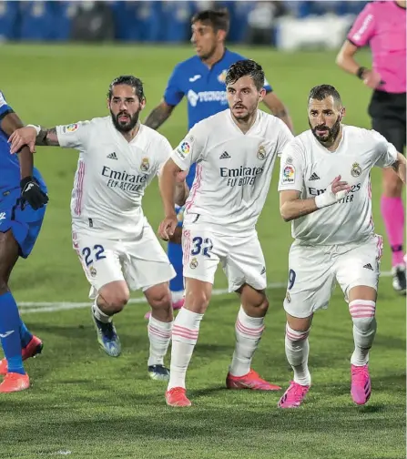  ??  ?? El Real Madrid apenas generó peligro en Getafe