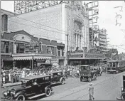  ?? CHICAGO TRIBUNE HISTORICAL PHOTO ?? Uptown Theatre, at Broadway and Lawrence Avenue, was built by Balaban and Katz and opened in August 1925.