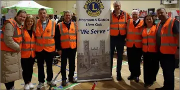  ?? ?? Macroom and District Lions Club, who hosted Meet the Clubs Day.