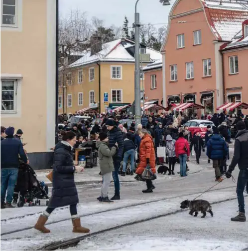  ?? ?? Arrangörer­na av julmarknad­en i Ålsten räknar med mycket folk. Bilden är från en tidigare julmarknad.