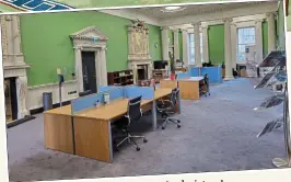 Beautiful old floorboard­s ripped out of Dáil library and replaced with ...