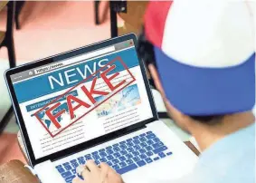  ?? DESERET NEWS ?? “Fake” news is not the news you don't like. And fact checkers are not the enemy. So why is this topic so polarizing and itself subject to misinforma­tion?