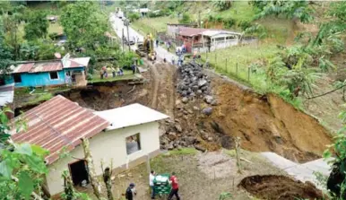  ?? ?? DAÑOS. Las lluvias de las tormentas Eta y Iota dejaron pérdidas humanas, materiales y económicas.