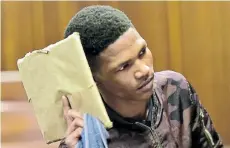  ?? Picture: EUGENE COETZEE ?? IN THE DOCK: Suspected gang member Walter Williams testified in the Port Elizabeth High Court yesterday