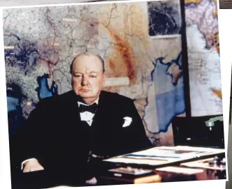  ?? ?? At his desk: Churchill in his map room, but he was equally comfortabl­e in Down Street. Right, Mark in the bunker’s telephone exchange room