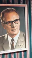  ?? Foto: dpa ?? Dieses Bild von Erich Honecker hing in dessen Jagdsitz.