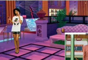  ??  ?? 1. Moschino x The Sims Capsule collection. 1