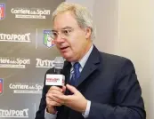  ?? BARTOLETTI ?? Maurizio Beretta, 60 anni, presidente della Lega Serie A
