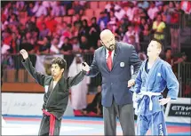  ??  ?? Emirati Para Jiu-Jitsu athlete Mohammed Essa Al Balooshi.