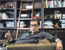  ??  ?? Pay back the money: Iqbal Survé says the thought of Independen­t Media collapsing gives him ‘sleepless nights’. Photo: Delwyn Verasamy