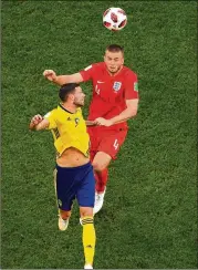  ?? DAN MULLAN / GETTY IMAGES ?? England’s Eric Dier (4) is among 13 Sporting Lisbon graduates at the World Cup.