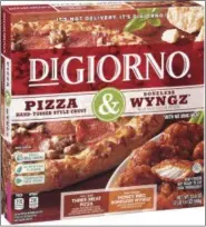  ?? ASSOCIATED PRESS ?? This photo provided by Nestle USA shows a package containing DiGiorno pizza and boneless Wyngz.
