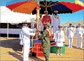  ?? ?? Ceremony for the creation of the Namibian Navy 2004.