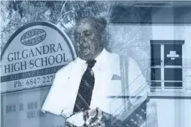  ??  ?? Serial paedophile teacher Cletus O’Connor worked throughout NSW from the 1950s to the 80s. Composite: Carly Earl/Gilgandra Weekly