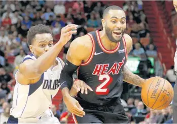  ?? JOE SKIPPER/AP ?? Mami guard Wayne Ellington (2) says the team is: “... definitely trending in the right direction. I think we’re starting to hit a nice stride.”