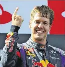  ??  ?? Sebastian Vettel siegte 2013