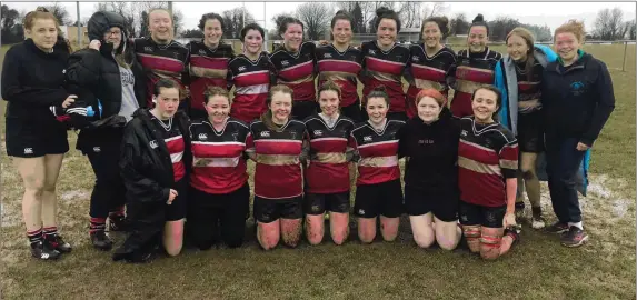  ??  ?? The Wicklow RFC under-18 team who defeated Tullow in the Leinster Premier League last weekend.