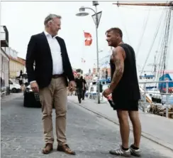  ?? FOTO: MORTEN LAU-NIELSEN ?? Valentin er også formand for Foreningen Folkemødet og en kendt mand på Bornholm.