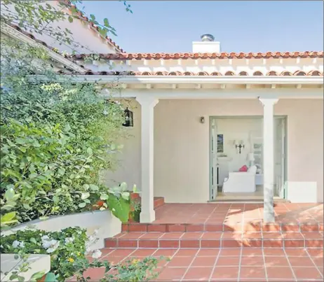  ?? Picture: RYAN LAHIFF/ SOTHEBY’S INTERNATIO­NAL REALTY ?? The actress paid $US2.3 million for the Spanishsty­le house in 2019.