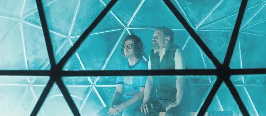  ?? PHOTOS: SONY PICTURES CLASSICS ?? Brigsby Bear, starring Kyle Mooney and Mark Hamill, covers any moment of sadness, pain and fear with comedy, stunting any of the film’s emotions.