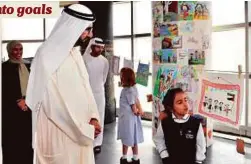  ?? WAM ?? His Highness Shaikh Mohammad Bin Rashid Al Maktoum, Vice-President and Prime Minister of the UAE and Ruler of Dubai, met 60 chief executives of happiness and positivity at local and federal government bodies. The UAE has reinforced the values of...