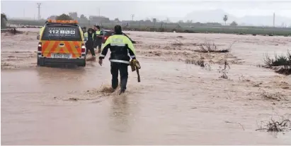  ??  ?? Flooding in Torre Pacheco