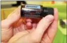  ?? DIGITAL FIRST MEDIA FILE PHOTO ?? Displayed is an essential oil from the manufactur­er doTERRA. Essential oils can be used to make natural products that clean and purify.