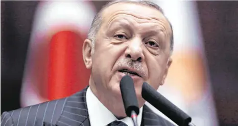  ?? FOTO: BURHAN OZBILICI/DPA ?? Wer Präsident Recep Tayyip Erdogan kritisiert, gilt in der Türkei schnell als „Terrorist“– und kann nun auch nicht mit einer Amnestie rechnen.