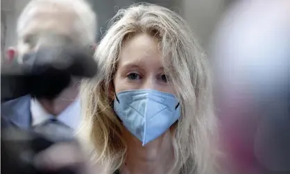  ?? Photograph: Nic Coury/AP ?? Elizabeth Holmes arrives at the federal courthouse for jury selection in her trial on 31 August. The prosecutio­n rested its case on Friday.