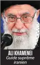  ??  ?? ALI KHAMENEI Guide suprême iranien