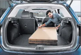  ??  ?? Fold those rear seats down and get 52.7 cubic feet of space to play with. Fit your gear with ease.