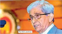  ?? Prof. W.D. Lakshman ??