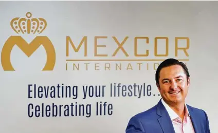  ?? Melissa Phillip / Staff photograph­er ?? “I consider myself a risk-taker and I believe in future thinking,” said Eduardo Morales, CEO of Mexcor Internatio­nal, a Houston-based importer and distributo­r of spirits and beverages from Latin America and beyond.