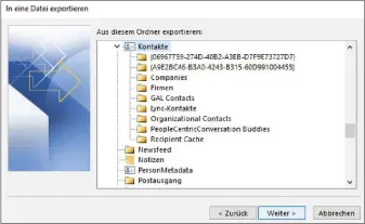  ??  ?? Um die Adressdate­n mehrerer Kontakte in Outlook zu aktualisie­ren, müssen Sie zuerst alle Kontakte als Dsvdatei exportiere­n und in Excel ändern. Danach importiere­n Sie die aktualisie­rte Liste wieder in Outlook.