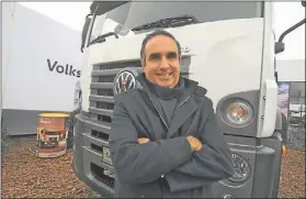  ??  ?? DIEGO HERÁNDEZ. Ger. de Posventa de Caminones y Buses de VW.