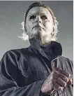  ?? UNIVERSAL ?? Michael Myers is back, yet again, in Halloween.